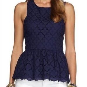 Lilly Pulitzer peplum top